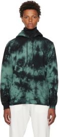 Dries Van Noten Green Tie Dye Hoodie at Ssense