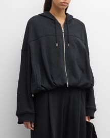 Dries Van Noten Hasto Drawstring Cotton Hoodie at Neiman Marcus