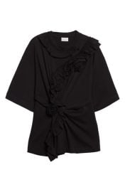 Dries Van Noten Hervies Floral Ruffle T-Shirt at Nordstrom