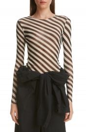 Dries Van Noten Heston Bias Stripe Top   Nordstrom at Nordstrom