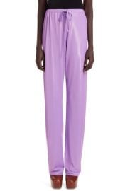 Dries Van Noten Hochas Glossy Jersey Pants at Nordstrom