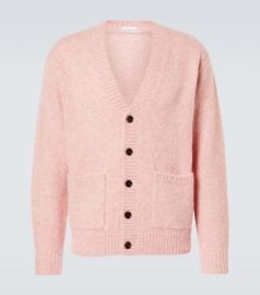 Dries van Noten Alpaca and wool blend cardigan at Mytheresa