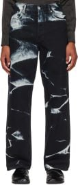 Dries van Noten Bleached Jeans at ssense