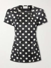 Dries van Noten Bonny Polka dot Jacquard Jacket at Net a Porter