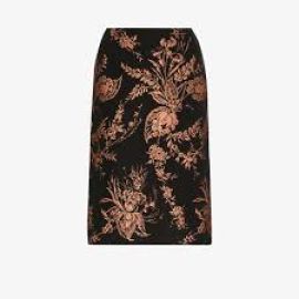 Dries van Noten Floral Skirt at Selfridges