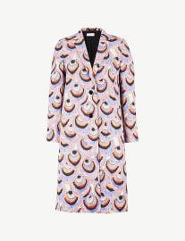 Dries van Noten Peacock metallic-brocade coat at Selfridges