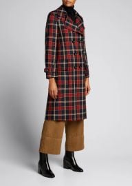 Dries van Noten Plaid Coat at Bergdorf Goodman