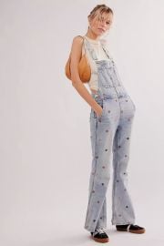 Driftwood Flare Overalls at Free People