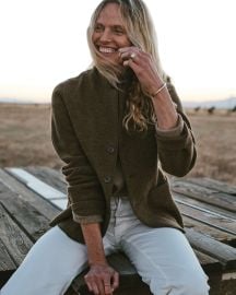 Driftwood Heather Felted Wool Chore Coat - Buck Mason- Modern American Classics at Buck Mason