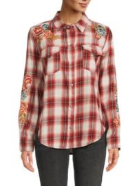 Driftwood Lana Floral Plaid Shirt on SALE at Saks Off 5th