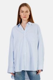 Drop Neck Oxford Shirt by R13 at Blue & Cream