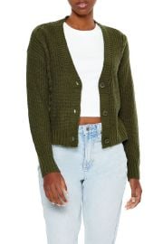 Drop-Sleeve Cardigan Sweater at Forever 21