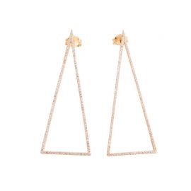 Drop Triangle Earrings at Ricciardi