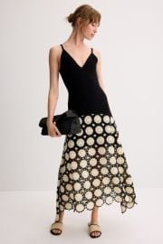 Drop Waist Crochet Midi Dress by Jason Wu x RTR Rent the Runway at Rent the Runway