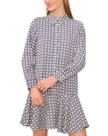 Drop Waist Ruffled Hem Dress at Bloomingdales