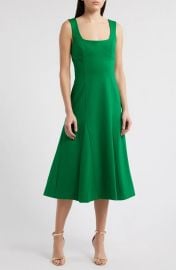 Du Paradis Rose Sleeveless Fit Flare Midi Dress at Nordstrom Rack