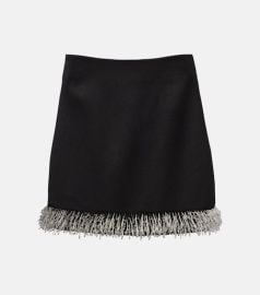 Dua embellished miniskirt at Mytheresa