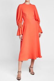 Duana Silk Dress at Stylebop