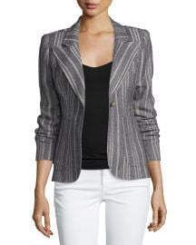 Duchess Tweed Single-Button Blazer by Smythe at Neiman Marcus