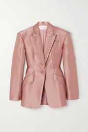 Duchesse silk-satin blazer at Net a Porter