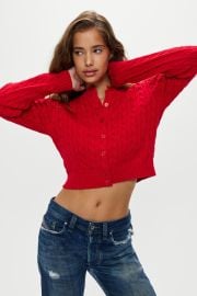 Dudley Cable Knit Cardigan - Heartstrings at Frankies Bikinis