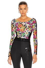 Dundas for FWRD Bodysuit in Floral Print   FWRD at Forward