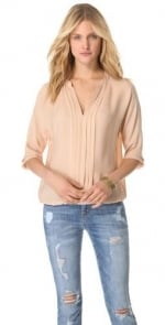 Dusty Pink Sand Marru blouse by Joie at Shopbop