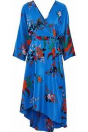 DvF floral wrap dress at The Outnet