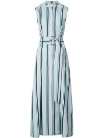 Dvf Diane Von Furstenberg Belted Stripe Dress at Farfetch