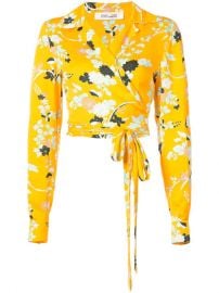 Dvf Diane Von Furstenberg Floral Print Wrap Blouse - Farfetch at Farfetch