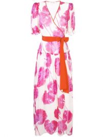 Dvf Diane Von Furstenberg Floral Wrap Maxi Dress - Farfetch at Farfetch