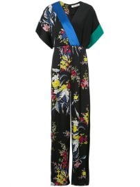 Dvf Diane Von Furstenberg Short Sleeve Wrap Jumpsuit at Farfetch