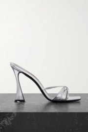 Dx27ACCORI Lust metallic leather mules NET-A-PORTER at Net a Porter