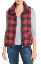 Dylan Buffalo Check Vest at Nordstrom