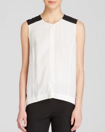 Dylan Gray Color Block Sleeveless Top at Bloomingdales