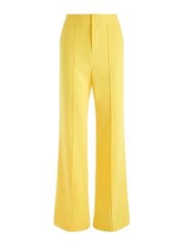 Dylan High Waisted Wide Leg Pant In Golden Rod  Alice And Olivia at Alice + Olivia