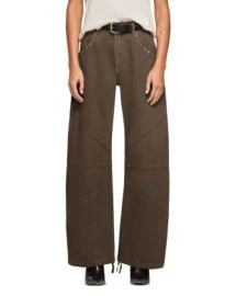 EB Denim Frederic High Rise Barrel Leg Jeans in Coated Saddle Bloomingdales at Bloomingdales