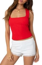 EDIKTED Essy Square Neck Top at Nordstrom