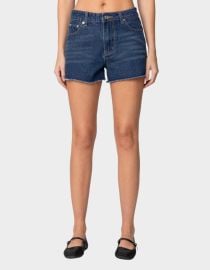 EDIKTED Sahara High Rise Denim Shorts at Tillys