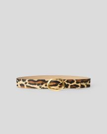 EDMOND MINI CALF-HAIR LEATHER BELT at B-low The Belt