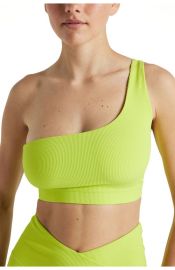 ELECTRIC YOGA Off Shoulder Rib Bra at Nordstrom