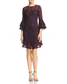 ELIZA J BELL-SLEEVE LACE DRESS at Bloomingdales