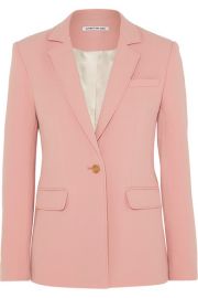 ELIZABETH AND JAMES - CARSON CREPE BLAZER - PINK at Net A Porter