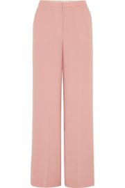 ELIZABETH AND JAMES - HARMON CREPE WIDE-LEG PANTS - PINK at Net A Porter