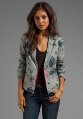 ELIZABETH AND JAMES Bourne Jacket in Light Heather Grey at Revolve