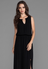 ELLA MOSS Stella Maxi Dress in Black at Revolve