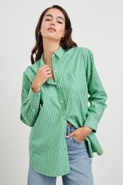 ELSA SHIRT - KELLY WHITE STRIPE Rails at Rails