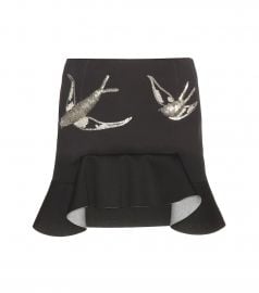 EMBELLISHED NEOPRENE MINISKIRT at Mytheresa