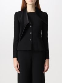 EMPORIO ARMANI Blazer women - Black Emporio Armani blazer H3NG2CC9925 online at GIGLIOCOM at Giglio