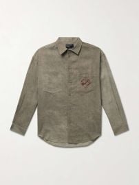 ENFANTS RICHES DPRIMS Artist Embroidered Woven Shirt for Men MR PORTER at Mr Porter